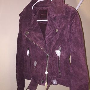 BLANKNYC suede moto jacket XS